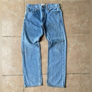 Levi’s 505 light wash denim
